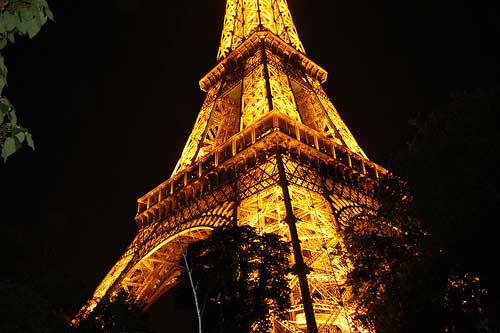 Eiffel Tower Night Image