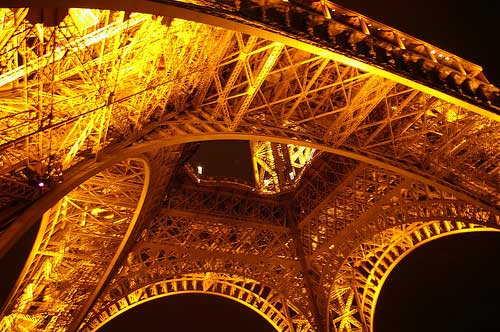 Eiffel Tower Underneath Picture